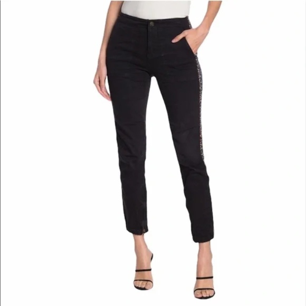Pam & Gela Black Ankle Jeans
